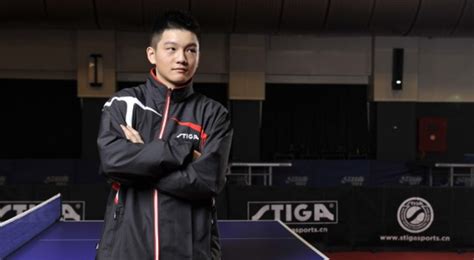 Later at the wttc, he once again proved he was undefeatable. World Champion Fan Zhendon Signs with STIGA! - Paddle Palace