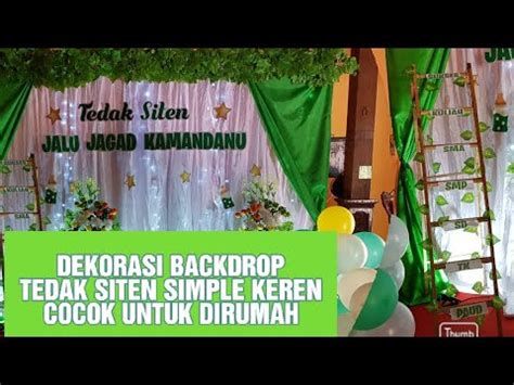 Urutan prosesi tedak siten arsyilla. TUTORIAL DEKORASI BACKDROP TEDAK SITEN MODERN SIMPLE ...
