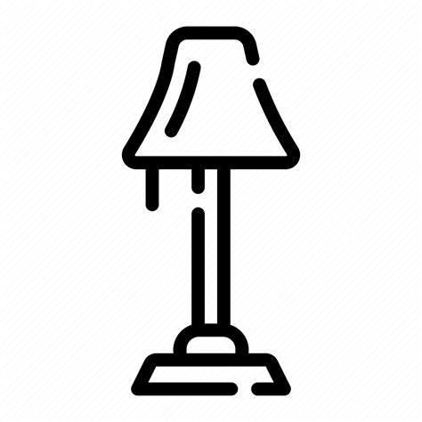 Floor Lamp Light Electric Furniture Icon Download On Iconfinder