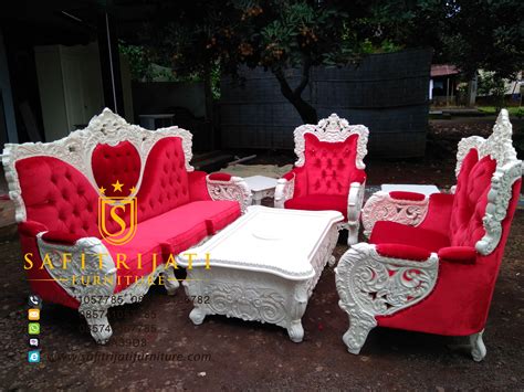 Set Kursi Tamu Ukir Jati Mewah Harga Murah | Safitri Jati Furniture