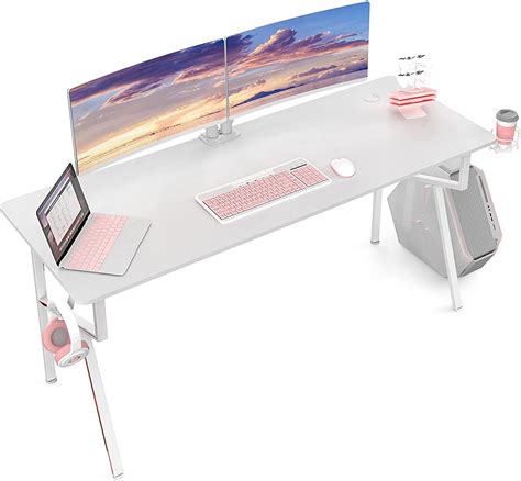 Eureka Ergonomic Gaming Desk 63 K Shaped Large Home Office Gaming