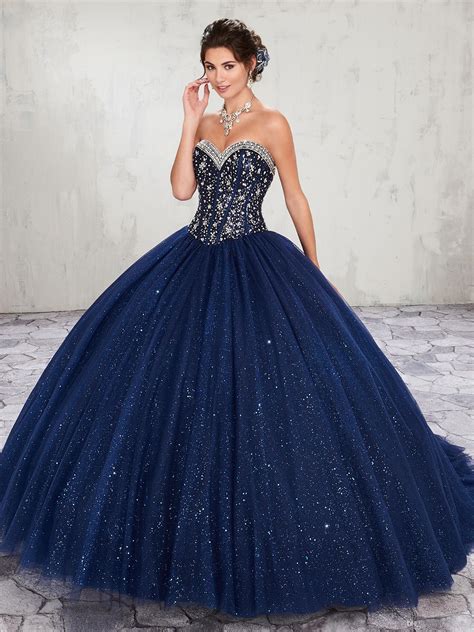 Browse our entire vizcaya quinceanera dress collection and select the dress that will launch you into the next chapter of your life today. Shinning Navy Blue Quinceanera Dresses Sweetheart Crystal ...