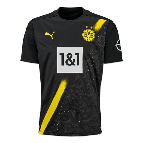 Borussia dortmund kits & logos | 2019/2020. 20/21 Borussia Dortmund Away Black Soccer Jersey Shirt ...