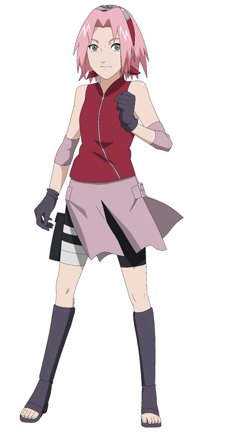 Sakura Haruno Shippuden Lineart Colored By Dennisstelly Naruto Girls