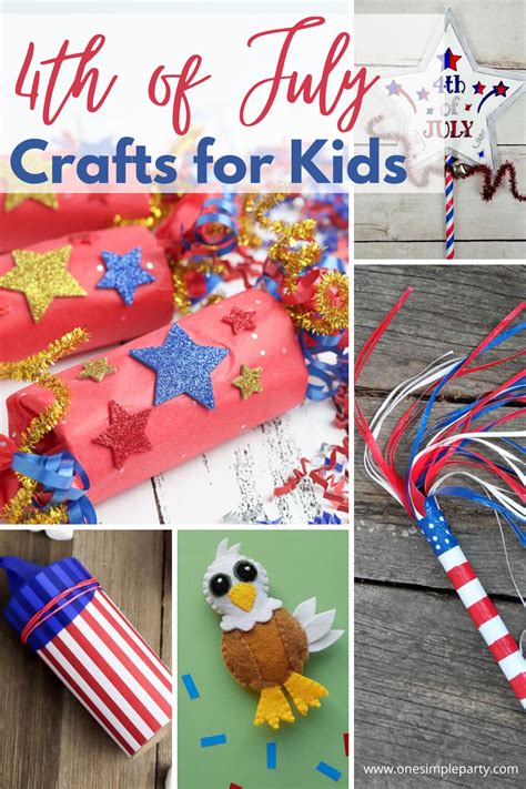 Fun And Easy 4th Of July Crafts For Kids To Make One Simple Party