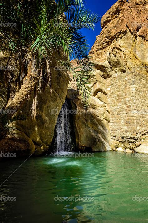 Waterfall Chebika Tunisia — Stock Photo © Robertobintti70 48548567