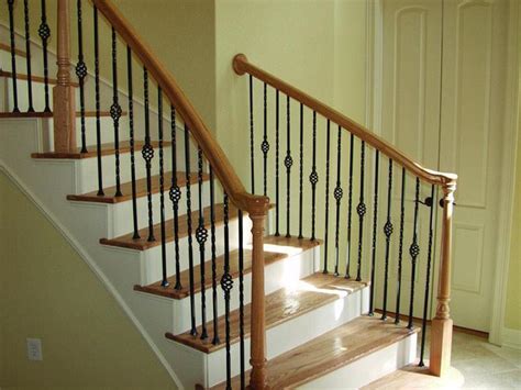Stair parts 44 in x 0 5 in satin black decorative scroll metal baluster i580d a00 h000d the home depot stair railing makeover staircase remodel stair renovation. Stair railing photo gallery