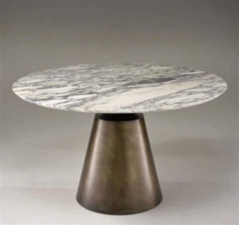 Round Marble Dining Table Pedestal Base 6 Marbles And 7 Sizes Or Bespoke