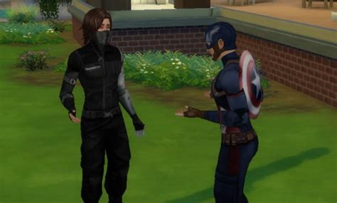 Simsworkshop Bucky Barnes Winter Soldier Sims Model By Dragonsdawn