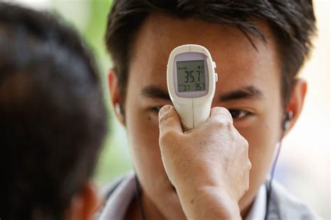 Measure your temperature 2 times every day: COVID-19 Visitor Screening and Tracking - PeopleTrack