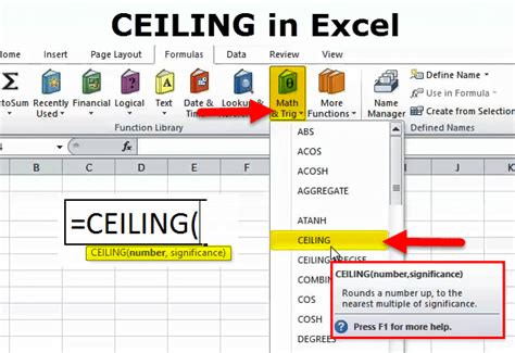Iss video me aapko bataunga ki ms excel me formula kaise lagaye | how to use formulas in excel in hindi. CEILING in Excel (Formula,Examples) | How to Use CEILING ...