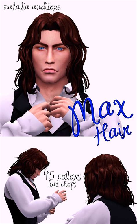 Max Hair Natalia Auditore Sims Hair Sims Sims 4 Hair Male