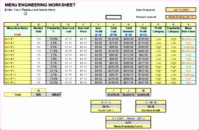 Did a good combined excel sheet that help me to calculate the food. SCHEDA FOOD COST IN EXCEL NUOVA VERSIONE SCARICA SUBITO GRATIS