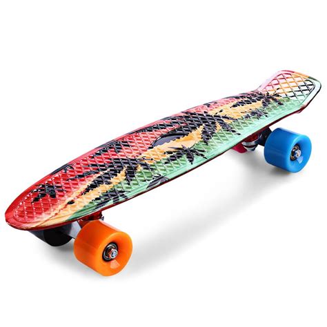 Outlife Cl 24 Printing Maple Leaf Skateboard Complete 22 Inch Retro