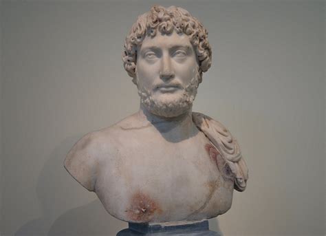 Marble Portrait Bust Of The Emperor Hadrian Found In The Flickr