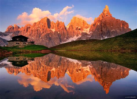 Pala Reflection Dolomites Italy Mountain Photography By Jack Brauer