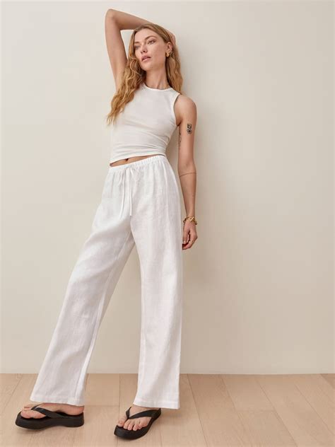 The Best White Linen Beach Pants Of The Summer Jetsetchristina
