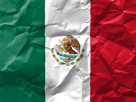 Mexikanische Flagge 018 Hintergrundbild
