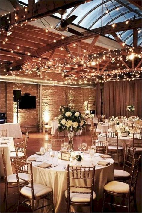 18 Marvelous Wedding Reception Ideas With Beautiful Lighting Loft Wedding Reception Wedding