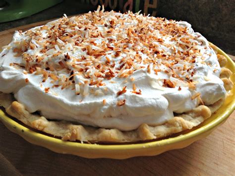 Fold 1 cup of coconut and half of the nondairy whipped topping into the pudding. The Girly Girl Cooks: {Pie Week} Coconut Cream Pie