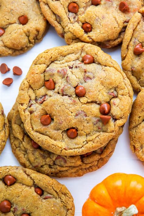 Chewy Cinnamon Chip Pumpkin Cookies Baker By Nature
