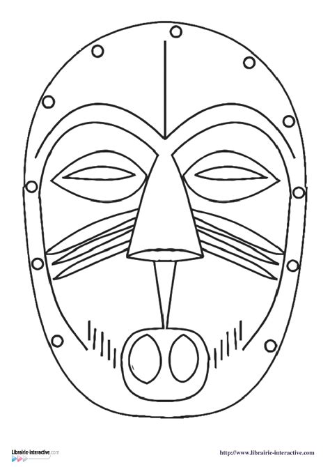 Lois et règlements tronc excuse dessin de masque africain a imprimer