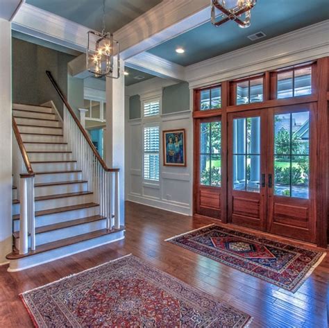 Foyers design can be a daunting task to design … for some great ideas, check out this keep in mind your front door color … you may need to change it, because when the door is open the door. Pin by THE COW PELT on Foyer / Entryway | Entry way design ...