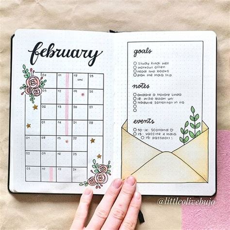 Easy And Simple Bullet Journal Monthly Spreads The Smart Wander