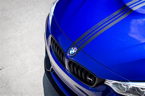 And tint already on it, my dealer made a dealer trade to get it for us. BMW M4 Looks Great in San Marino Blue with M Performance Parts