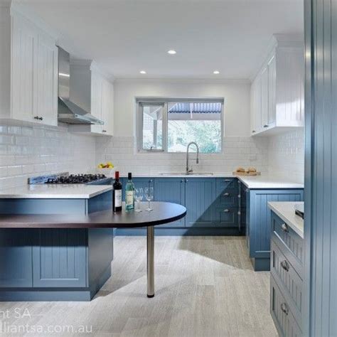 Blue cabinets work well with any hardware finish, but, really stand out when used with a gold tone finish. Pin by Hannah Witt on Kitchen Ideas | Blue kitchens, Kitchen cabinet colors, Coastal inspired ...