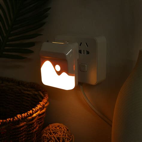 Led Night Light Dusk To Dawn Sensor Plug In Dimmable Children Nursery
