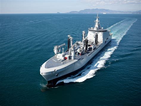 Italian Navy Commissions New Logistics Support Ship Seapower