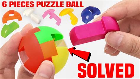 How To Solve 6 Piece Puzzle Ball Ball Puzzle Game Youtube