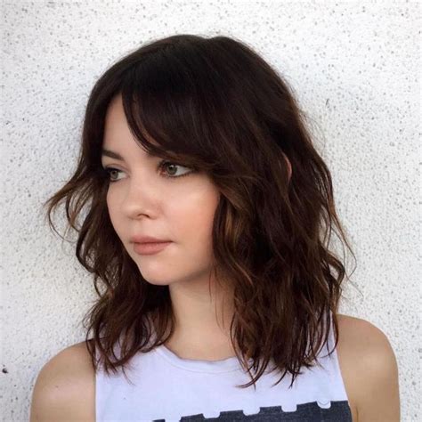 lob haircut for round face hairstyles designs images