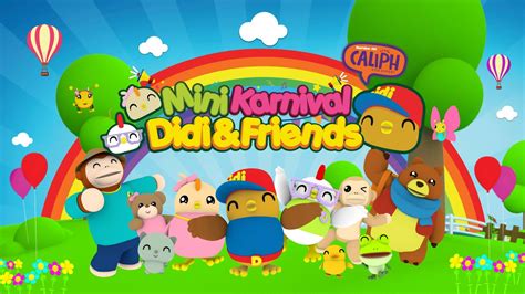 Didi & friends, didi & friends, lagu kanak kanak animation tetamu didi song, didi and friends, child, textile png. Mini Karnival Didi & Friends di Alamanda Putrajaya
