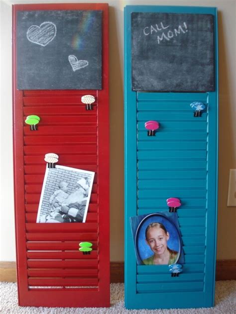 Love This Idea Old Window Shutters Refinished Painted And Decorated
