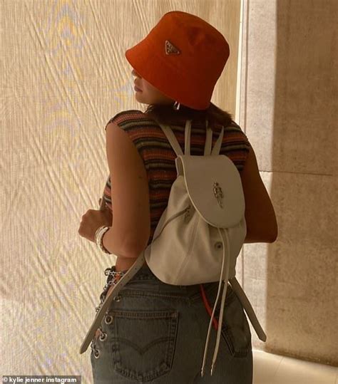Silver and blue never looked this good, as sue ramirez demonstrates. Bag a bucket hat like Kylie Jenner wearing Prada # ...