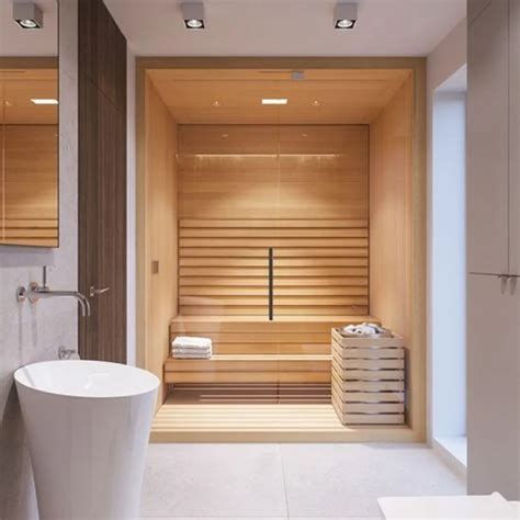 40 Beautiful Sauna Design Ideas For Your Bathroom Hmdcrtn