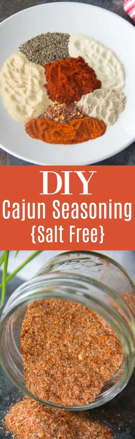 Cajun seasoning is a great old bay seasoning substitute. DIY Cajun Seasoning Blend {Salt Free} | Say Grace