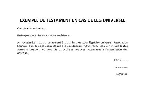 Modele Lettre De Donation D'un Bien  Financial Report