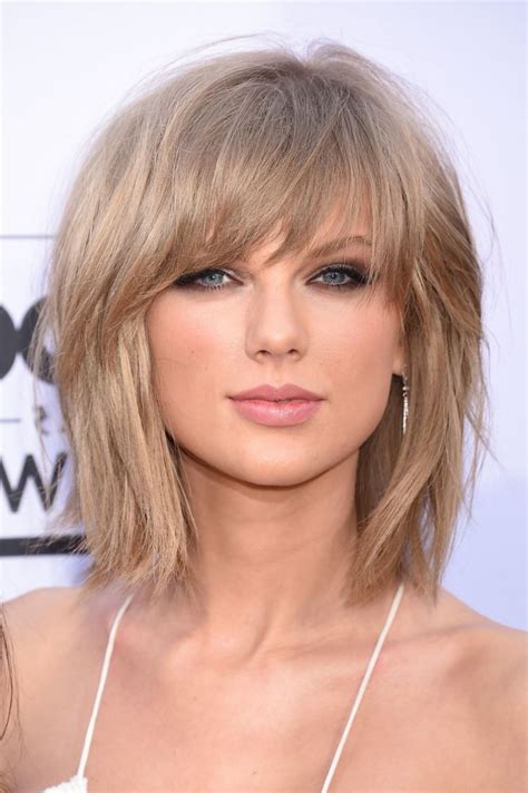 Photo Gallery Of Long Feathered Bangs Hairstyles With Inverted Bob
