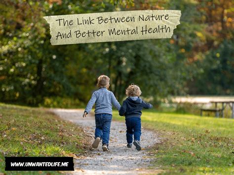Why Nature Is Good For Our Mental Health And Well Being Natureclicker