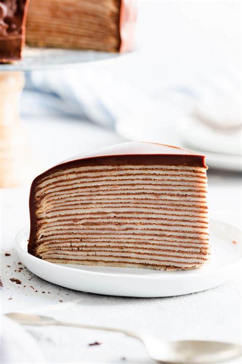 Delicious And Surprisingly Easy Recipe For Chocolate Crepe Cake From