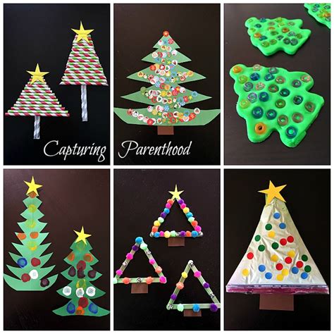 Christmas Tree Arts Crafts For Kids Capturing Parenthood