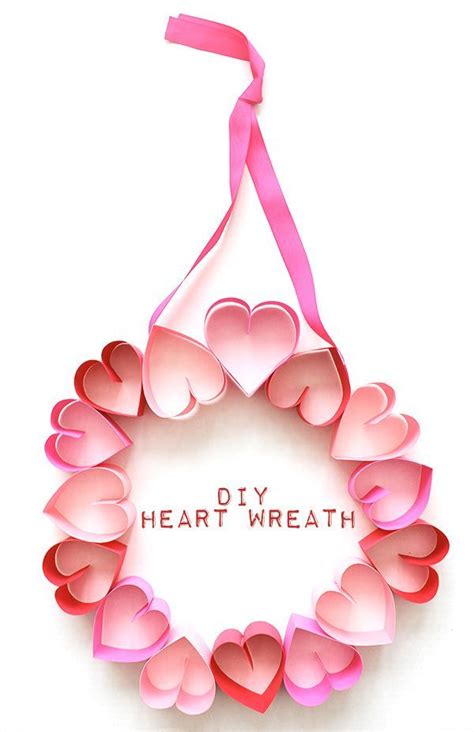 Diy Heart Wreath Projects Craft Box Diy To Go Heart Crafts