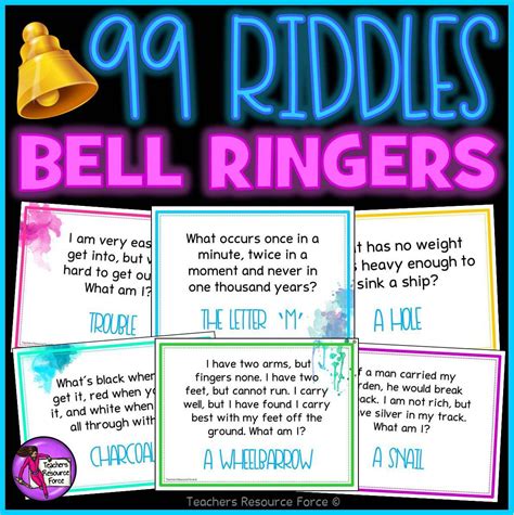 99 Lesson Starters Riddles For Teens Riddles Brain Teasers Bell