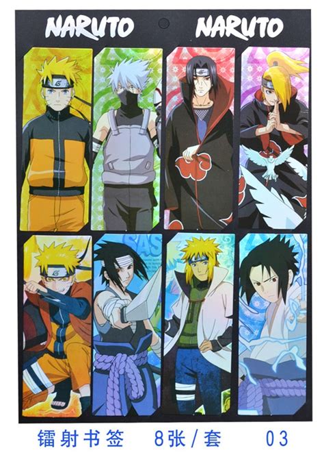 naruto bookmarks8pcs a setnarutoanime categoryanimeba