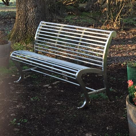 Stainless Steel Marine Grade 316 Park Benches 1550mm L X 651 Mm W X 893