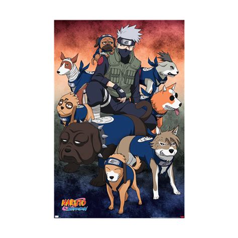 Shop Trends Naruto Shippuden Kakashi Ninja Hounds Poster