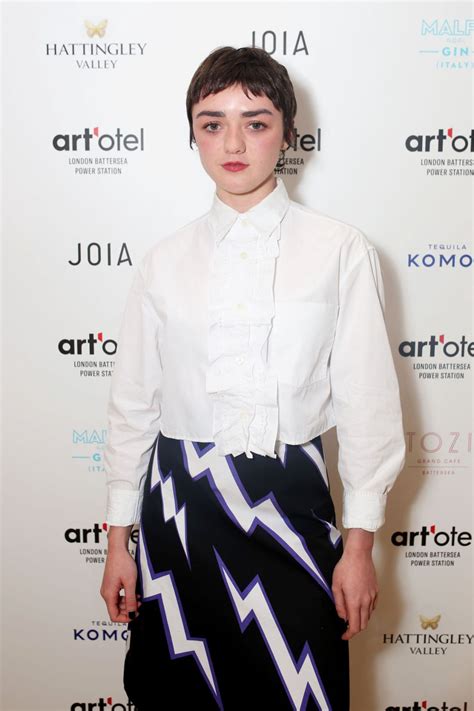 Maisie Williams At Artotel London Battersea Power Station Launch In